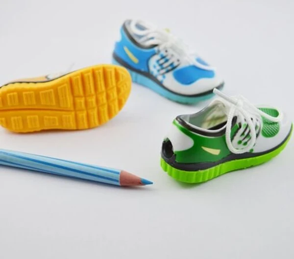 Homeoculture CUTE SHOE SHAPED SHARPNER AND ERASER FOR KIDS. - 0.5