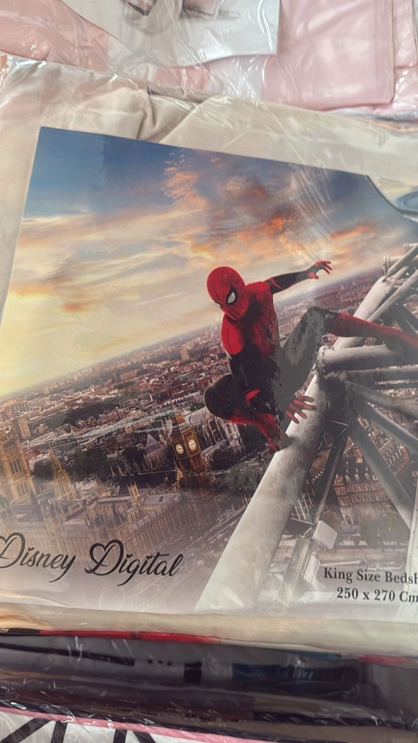 Premium quality Disney brand digital print kingsize bedsheets available in 11 beautiful prints Size 250*270 cms