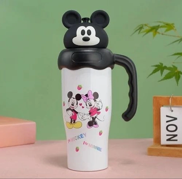 Mickey n stitch minnie theme 1000 ml steel tumbler - Mickey