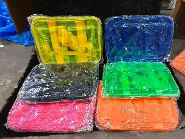Most demading neon sling bags with two front pockets in stock now Use it for tuition, picnic, swimming and more Premium quality