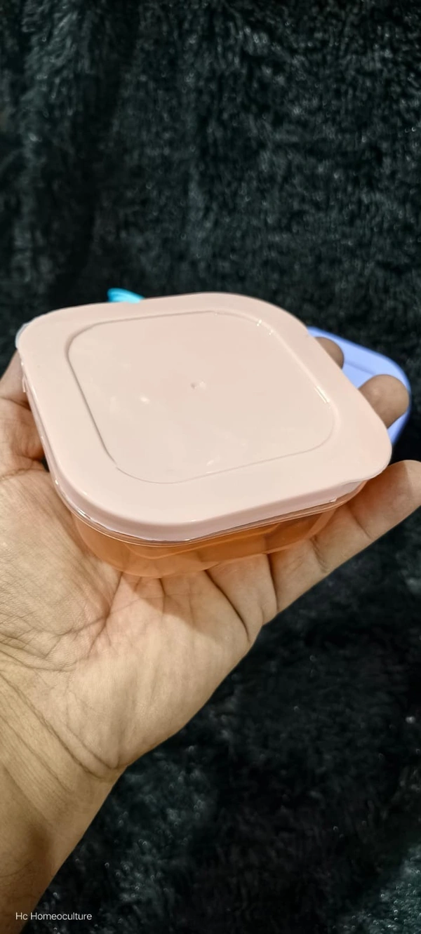 New plastic square small dibbi for kanjak packs of 12