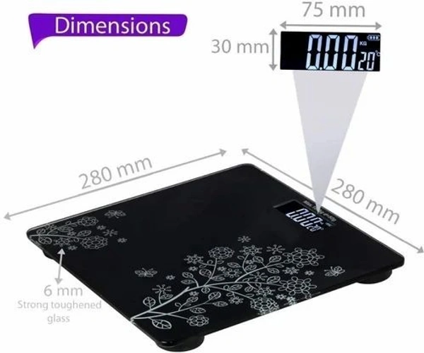 Lcd bathroom weighing scale Premium quality Weighing capacity upto 180 kgs