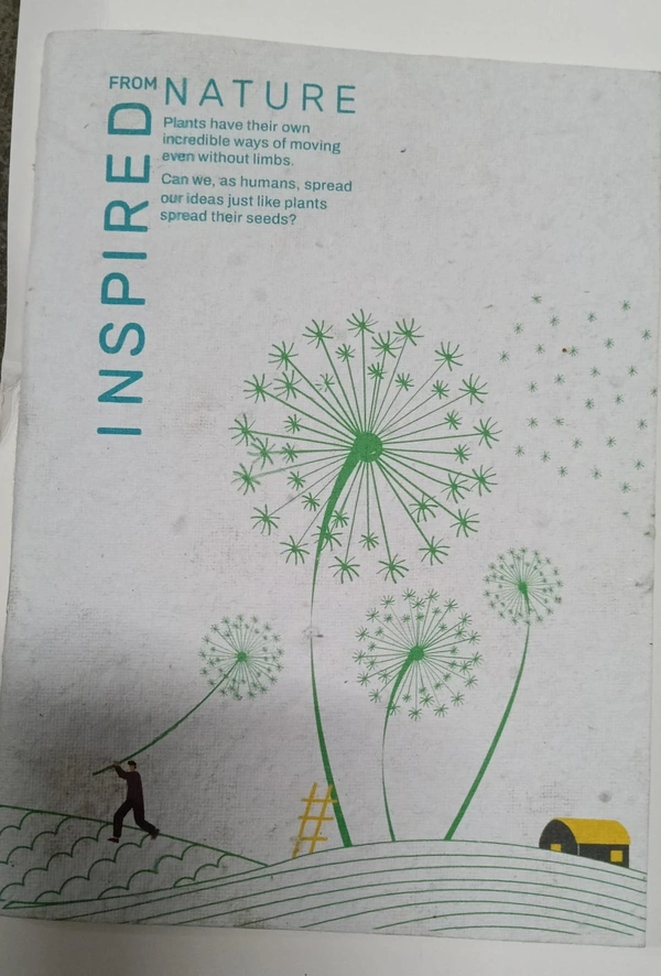 Plantable notepad Big size 5x7 inches