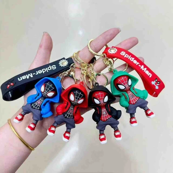 New premium quality spiderman keychain