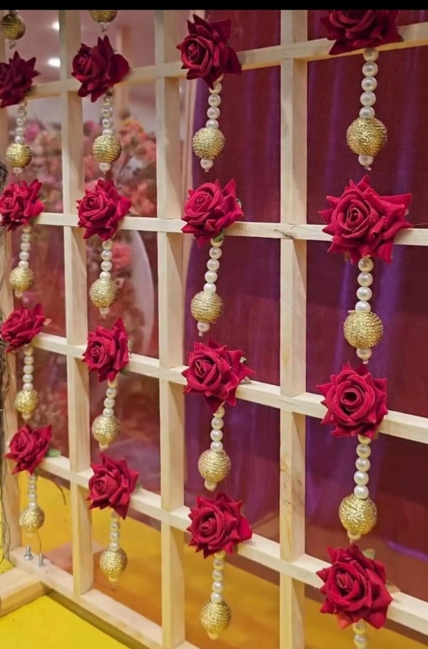 Rose decor. Rose color may be changed. Pack of 10