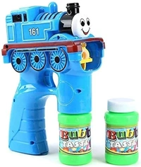 Little train shaped bubble gun Battery operated (not included)