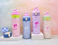 New premium quality steel sipper bottles in barbie theme 420 ml