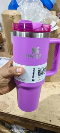 Stanley tumblers 1200 ml in solid colours. Color random only as per availability. Real pic shared