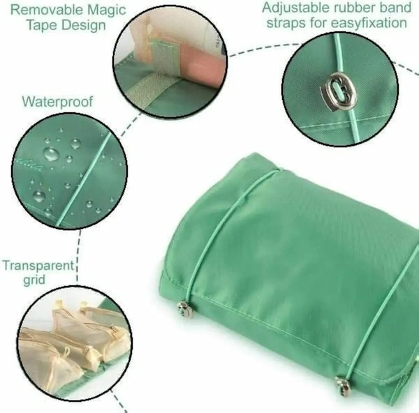 New 4 in 1 cosmetic roll on bag