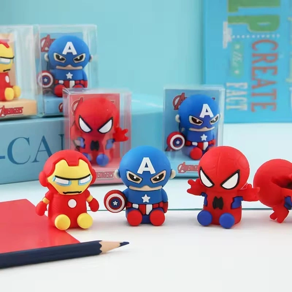 New superhero silicon sharpener in blister packing In bulk mix designs only