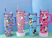Cute Disney & Sanrio Kuromi Stainless Steel Insulated Sippers – Leakproof & Stylish Thermos Bottles