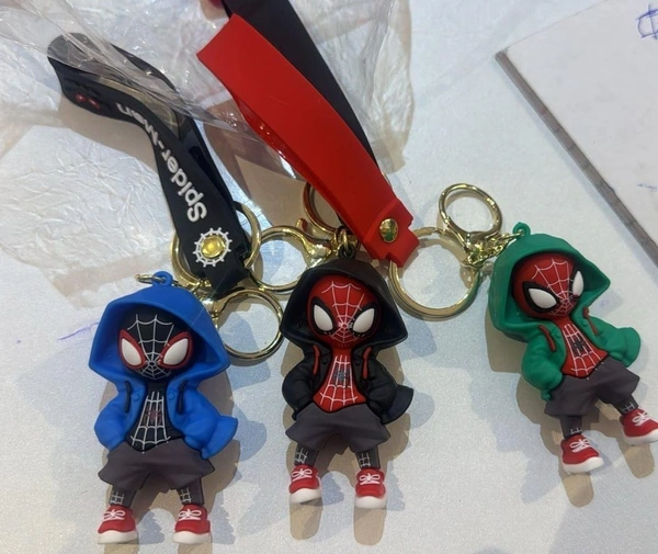 New premium quality spiderman keychain