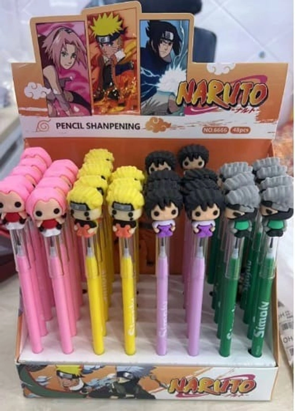 New lead pencils in capybara n naruto theme 48 pcs in each box - Mermaid