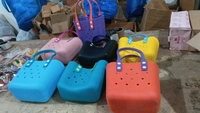 New Crocs Beach Bags Arrived With Charms 💕💕✨  Size 24*12*20 cm Real pic shared