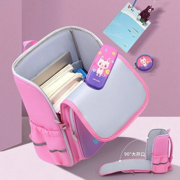 NEW SCHOOL BAG 17 INCHS 2 PARTITIONS TOTAL WATER RESISTANT & WASHABLE PREMIUM QUALITY PRODUCT
