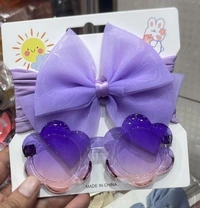Goggles hair softband combo Premium quality. No color choice possible in bulk