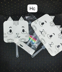 Contains 3 fan making things in each pkt with colors