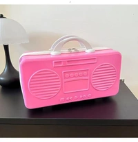 Unique Radio design – fun, funky & nostalgic Compact and sturdy – perfect for kids’ travel or toy storage Lightweight with an easy-carry handle Bright yellow, Pink, and Blue colors that stand out Ideal for gifting or on-the-go adventures