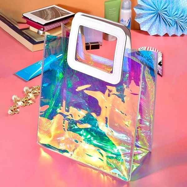 Holographic bags in budget range for return favors and more... 8*8*2 inches