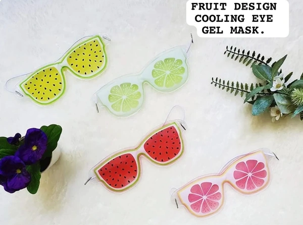 Fruit design cooling eye gel mask