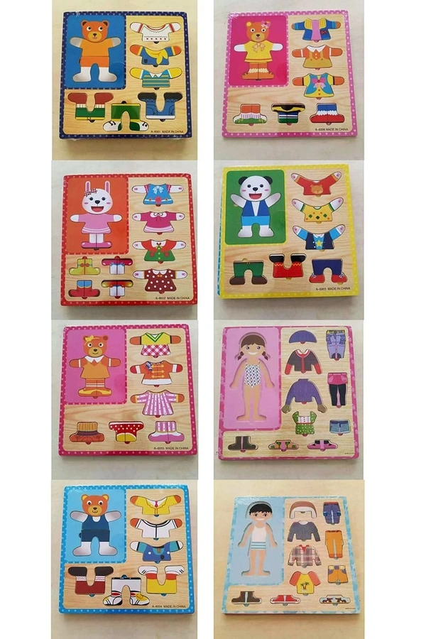 New dress design wooden puzzle  Design random only