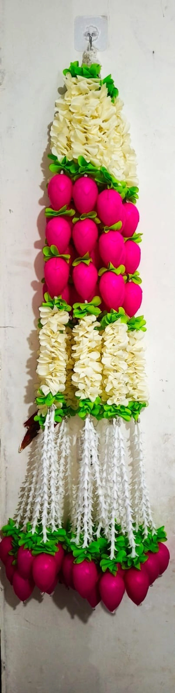 Gajra plus bud hanging Size 3 feet(36 inches each).set of 10
