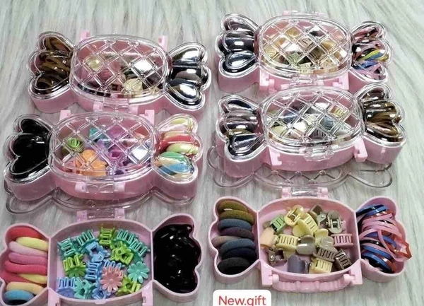 toffee shaped hair accessories kit