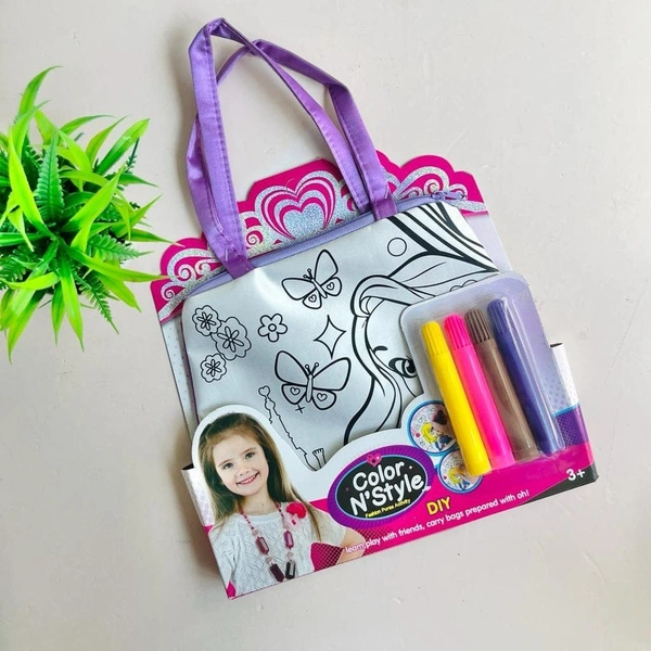 New arrival Diy coloring purse Premium quality Can be washed and recolored