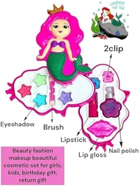 New mermaid theme makeup kit for girls  