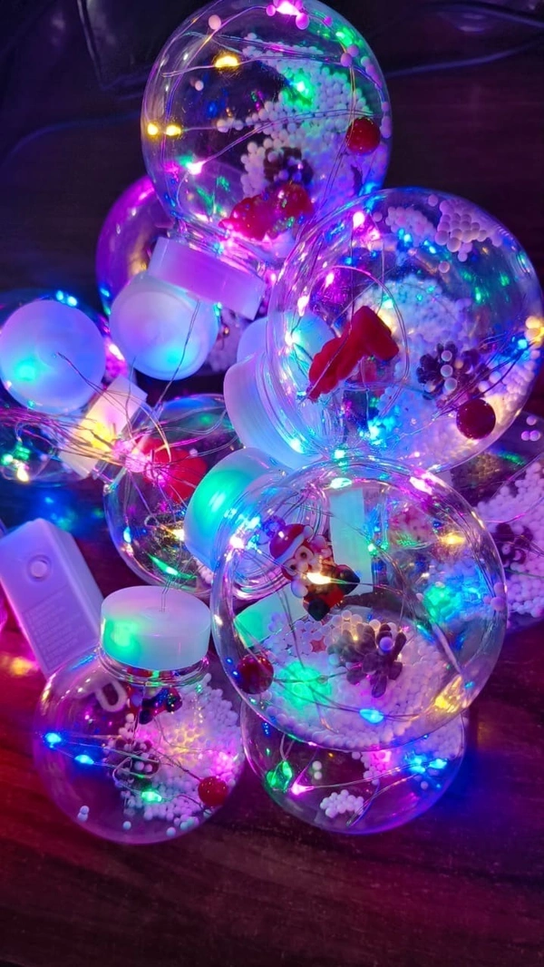 Christmas Santa wish ball light 