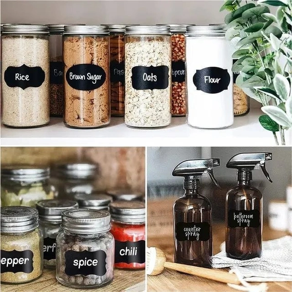 Chalkboard label sticker roll