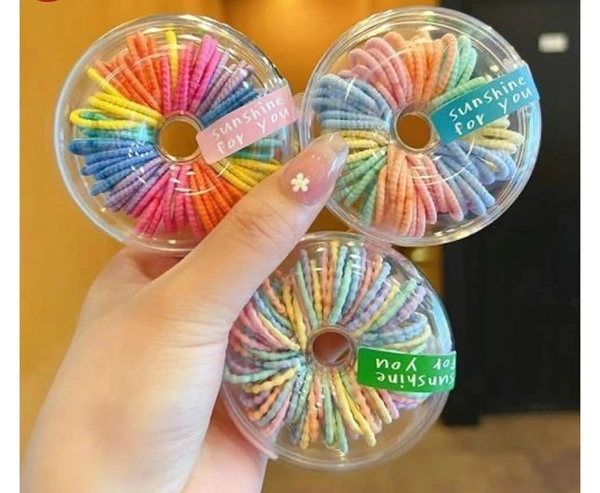 Donut shape hair accessories box