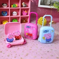 Homeoculture Pencil Eraser Cartoon Shape Erasers in a Trolly Box for Kids for Birthday Presents Return Gifts Props (6 Trolly Box Erasers) - 0.5