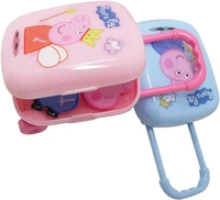 Homeoculture Pencil Eraser Cartoon Shape Erasers in a Trolly Box for Kids for Birthday Presents Return Gifts Props (6 Trolly Box Erasers) - 0.5