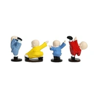  Set of 4 Kung fu Monks| Monk Statue| Home décor| Gift Articles | Gift Item