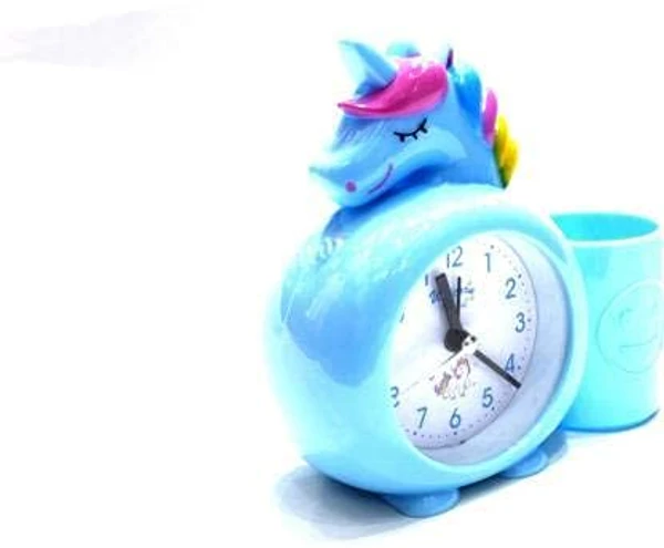 Homeoculture Plastic Unicorn Table Alarm Clock (Multicolour) - 0.5