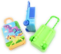 Homeoculture �(Pack of 1) Cute Unicorn Cartoon Design Trolley Suitcase with Pencil Eraser and Sharpener, Stationery for Kids School Boys Girls, Birthday Return Gifts - 0.5