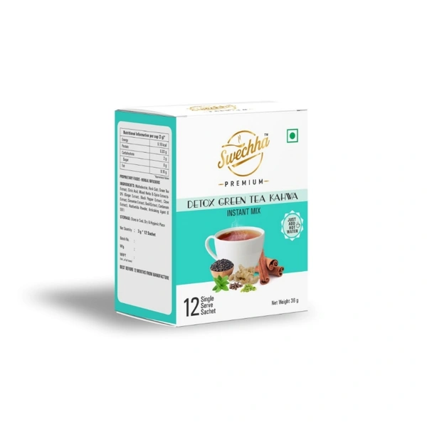 Detox Green Tea Kahwa 36g (12 sachet) 