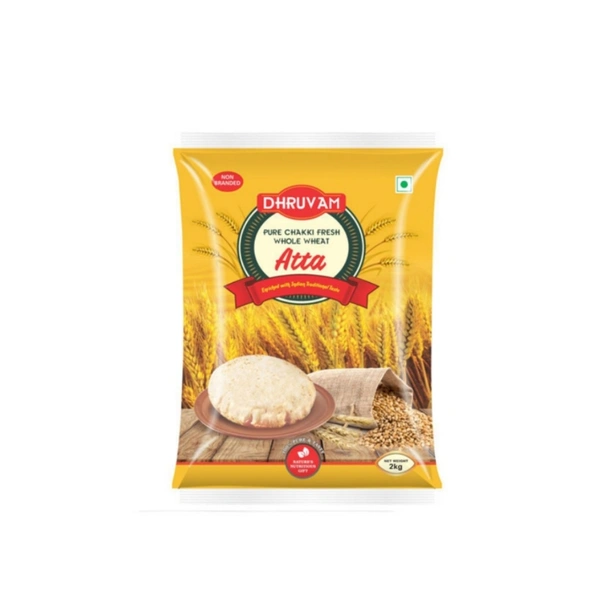 Dhruvam Chakki Fresh Atta (2kg)