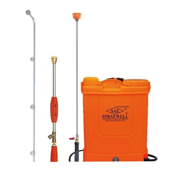Double Motor Battery Spray Pump, For Agriculture Sprayer, 20 Ltr