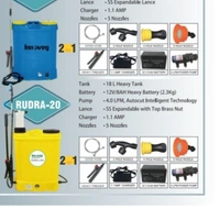 Sanitizer Pump Battery And Hand Operated Spray Pump, 8 AH, Capacity Of Storage Tank: 18ltr