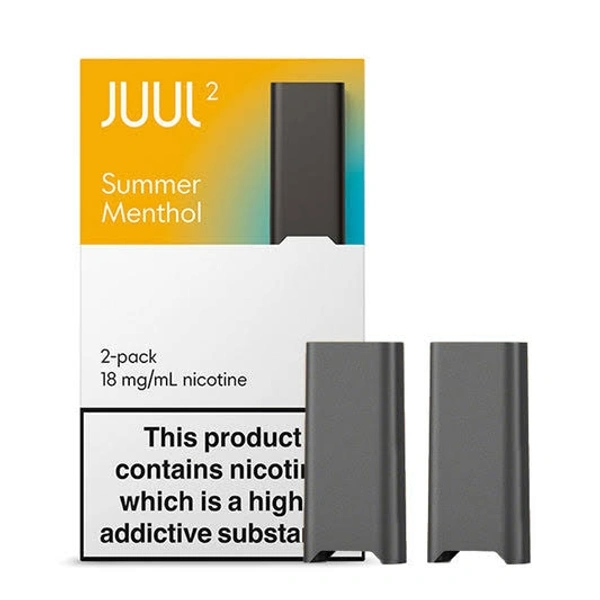 Juul 2 Pods Summer Menthol 18mg Pack of 2 - 1.8%