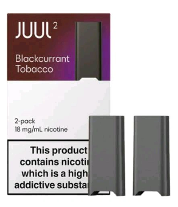 Juul 2 Pods Blackcurrant Tobacco 18mg Pack of 2 - 1.8%