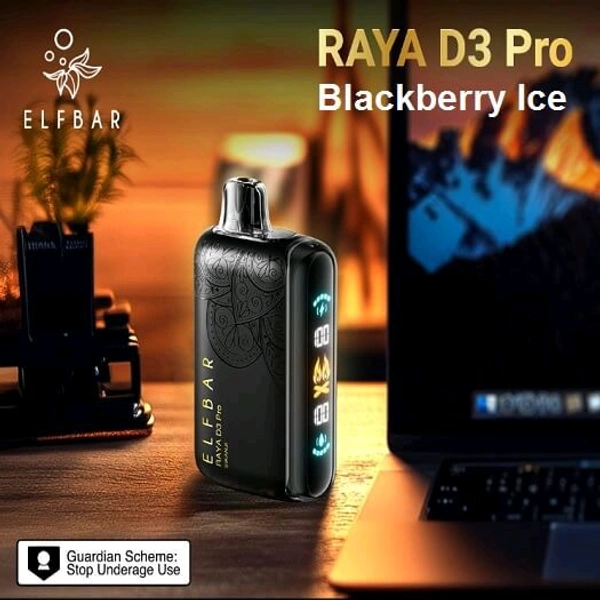 30K Blackberry ice D3 Pro by Elfbar disposables - 5% Nic