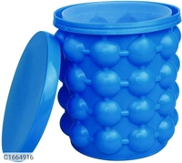 Ice Cube Bucket/Ice Cube Maker With Lid  - Same As Shown, L X W X H : 12.8 X 10.5 X 14 cm