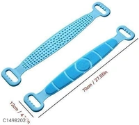 Silicone Double Sided Body Scrubber Belt - Same As Shown, L x W: 70 x 12 cm