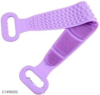 Silicone Double Sided Body Scrubber Belt - Same As Shown, L x W: 70 x 12 cm