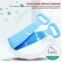 Silicone Double Sided Body Scrubber Belt - Same As Shown, L x W: 70 x 12 cm