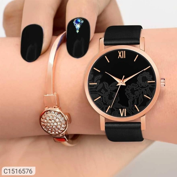 Women's Synthetic Leather Watches - 1516576, Dial Size (In mm): 35