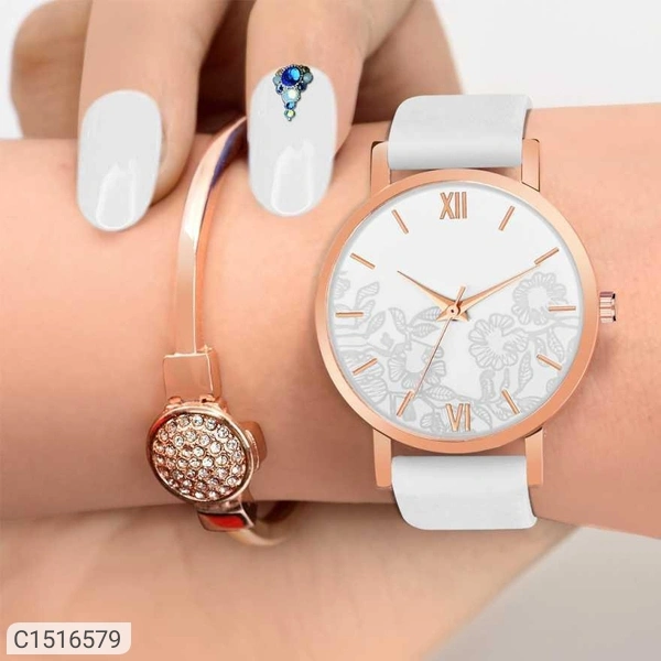 Women's Synthetic Leather Watches - 1516579, Dial Size (In mm): 35